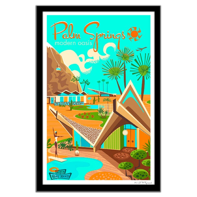 Palm Springs, Modern Oasis Nat Reed Art